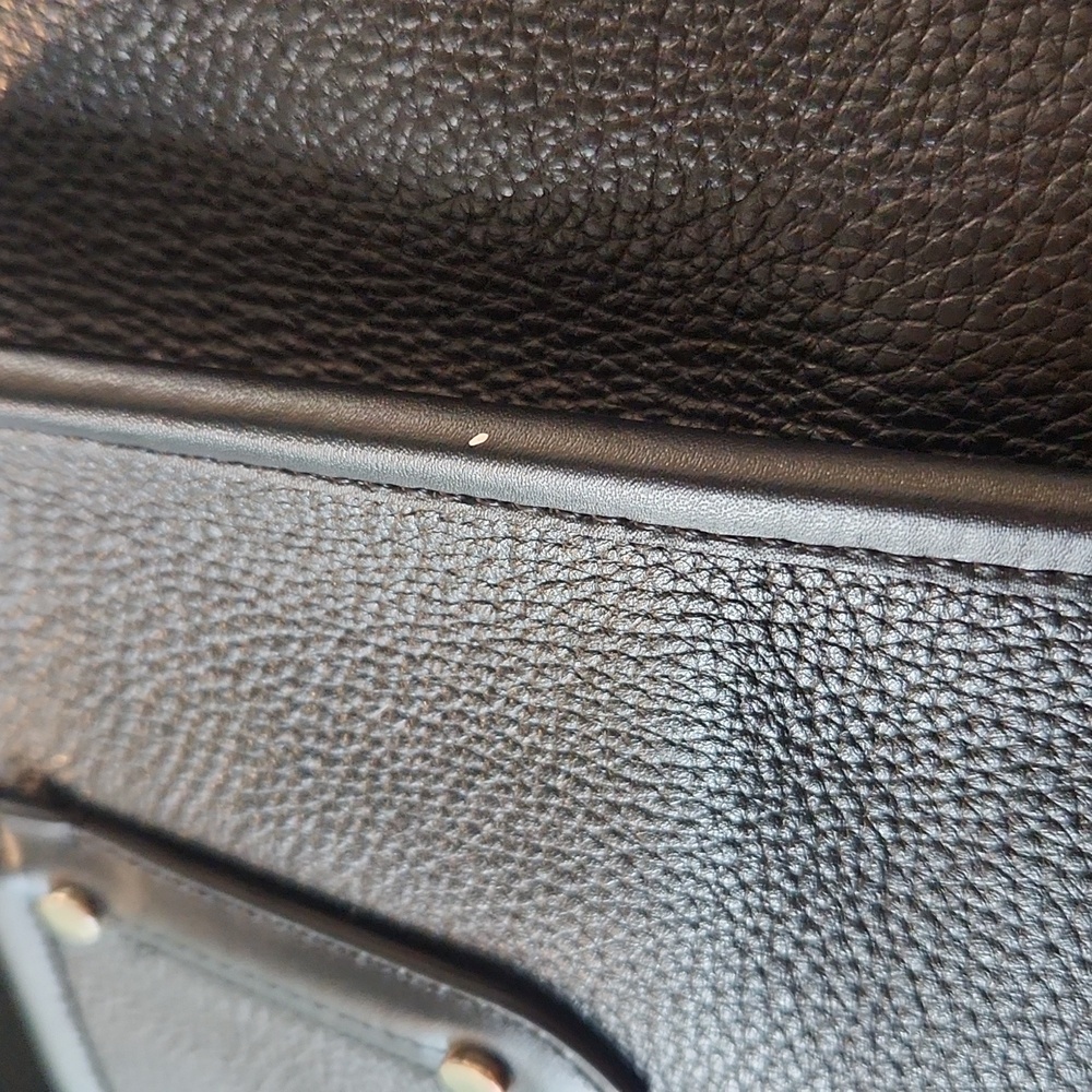 Kate Spade Ella Pebbled Black Leather Tote - Picture 8 of 9